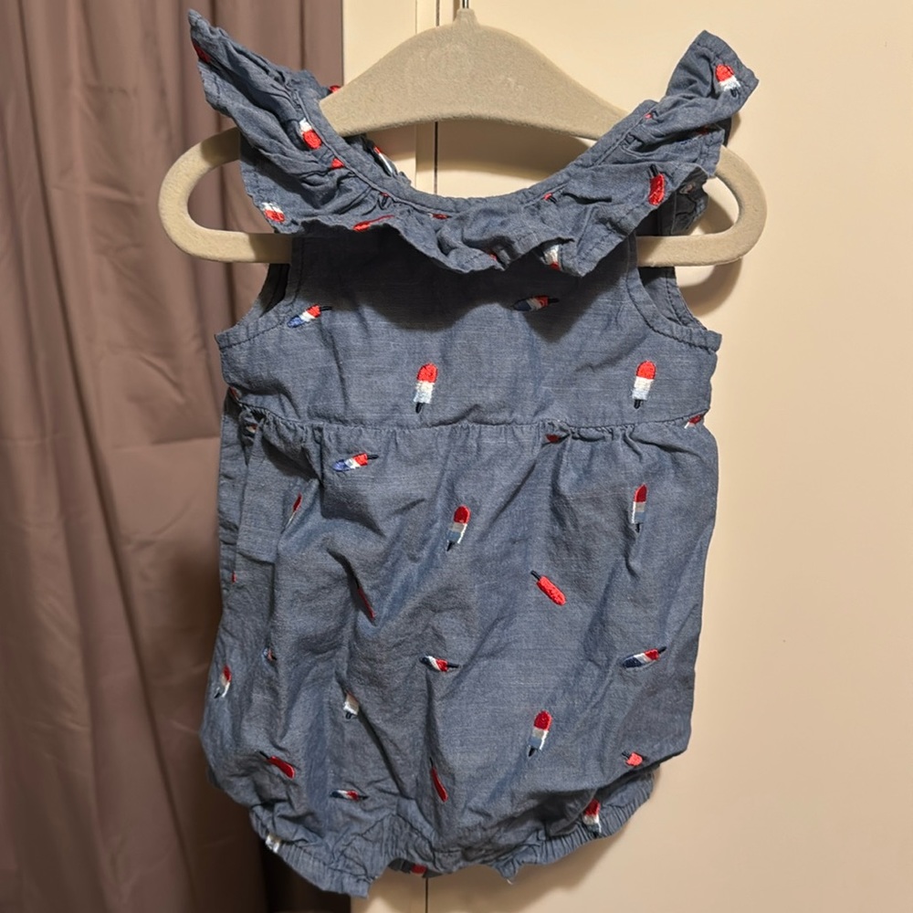 Cat & Jack patriotic bubble